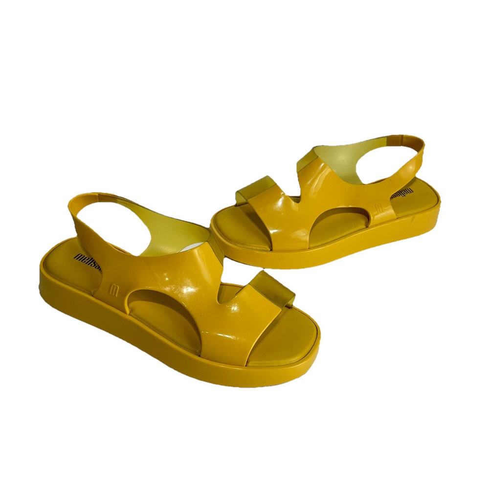 Melissa Yellow Platform Sandals